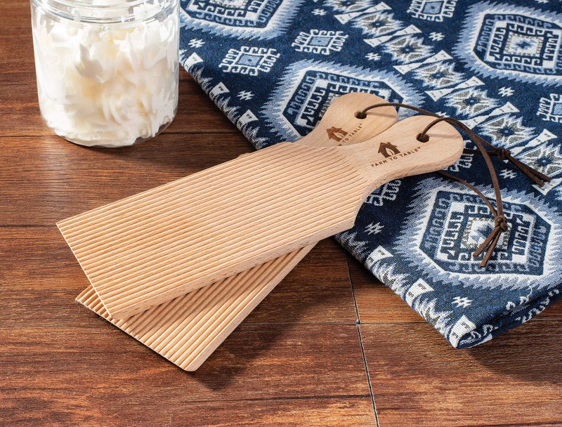 Farm to Table Natural Wood Butter Paddles, Set of 2, Beechwood - Image 5